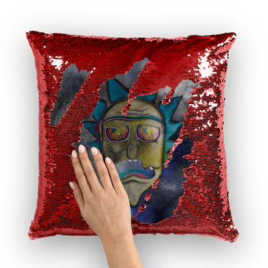 Wrekked - Rick and Morty Inspired Collection Sequin Cushion Cover
