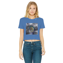 Load image into Gallery viewer, Wrekked - Rick and Morty Inspired Collection Classic Women's Cropped Raw Edge T-Shirt