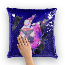 Load image into Gallery viewer, Trippy Dawg Sequin Cushion Cover