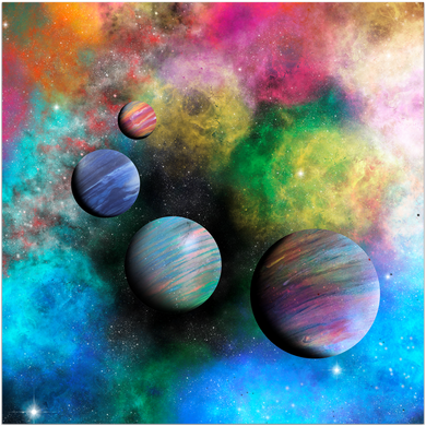 Ubirin Planetary System - Fine Art Prints