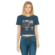 Load image into Gallery viewer, Wrekked - Rick and Morty Inspired Collection Classic Women's Cropped Raw Edge T-Shirt
