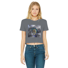 Load image into Gallery viewer, Wrekked - Rick and Morty Inspired Collection Classic Women's Cropped Raw Edge T-Shirt