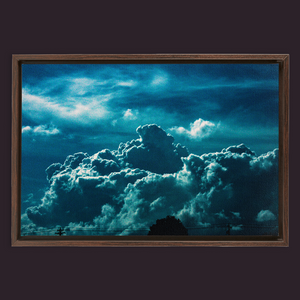 Cloudy Ohio Day - Framed Floating Art