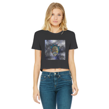 Load image into Gallery viewer, Wrekked - Rick and Morty Inspired Collection Classic Women's Cropped Raw Edge T-Shirt