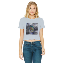 Load image into Gallery viewer, Wrekked - Rick and Morty Inspired Collection Classic Women's Cropped Raw Edge T-Shirt