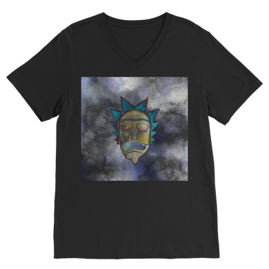 Wrekked - Rick and Morty Inspired Collection Premium V-Neck T-Shirt
