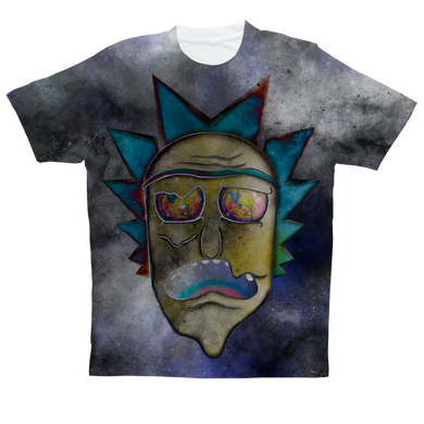 Wrekked - Rick and Morty Inspired Collection Sublimation Performance Adult T-Shirt