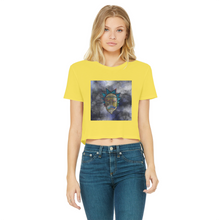 Load image into Gallery viewer, Wrekked - Rick and Morty Inspired Collection Classic Women's Cropped Raw Edge T-Shirt