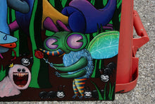 Load image into Gallery viewer, The Representation of an Exaggerated Childhood Recollection of Discovering Different Insects For The First Time | Hand Painted Canvas | 18"x24"