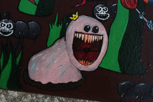 Load image into Gallery viewer, The Representation of an Exaggerated Childhood Recollection of Discovering Different Insects For The First Time | Hand Painted Canvas | 18"x24"