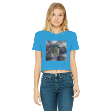 Load image into Gallery viewer, Wrekked - Rick and Morty Inspired Collection Classic Women's Cropped Raw Edge T-Shirt