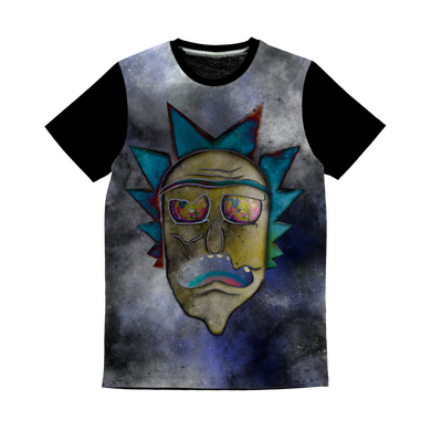 Wrekked - Rick and Morty Inspired Collection Sublimation Panel T-Shirt