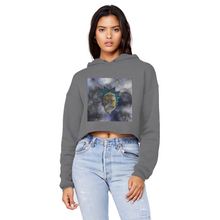 Load image into Gallery viewer, Wrekked - Rick and Morty Inspired Collection Unisex Cropped Raw Edge Boyfriend Hoodie