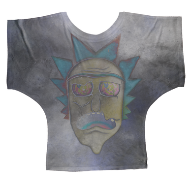 Wrekked - Rick and Morty Inspired Collection Sublimation Batwing Top