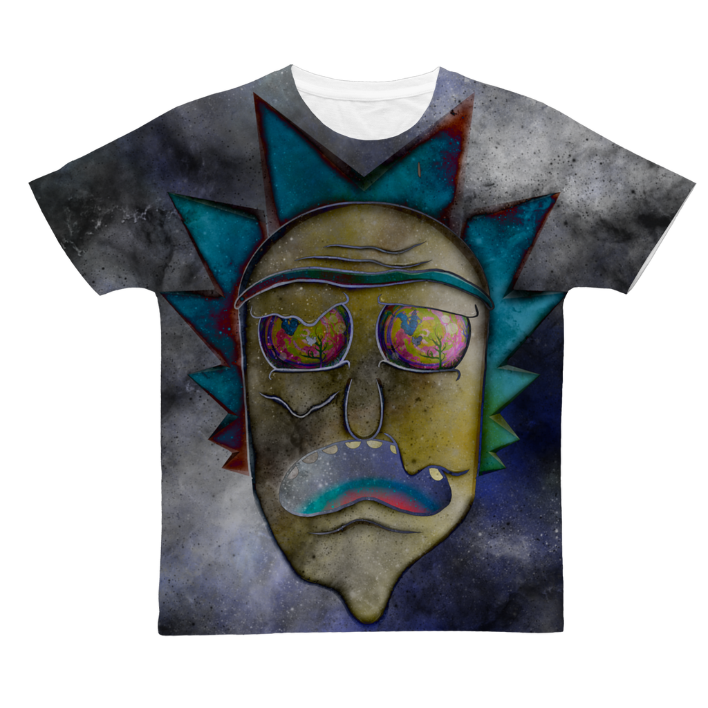 Wrekked - Rick and Morty Inspired Collection Classic Sublimation Adult T-Shirt