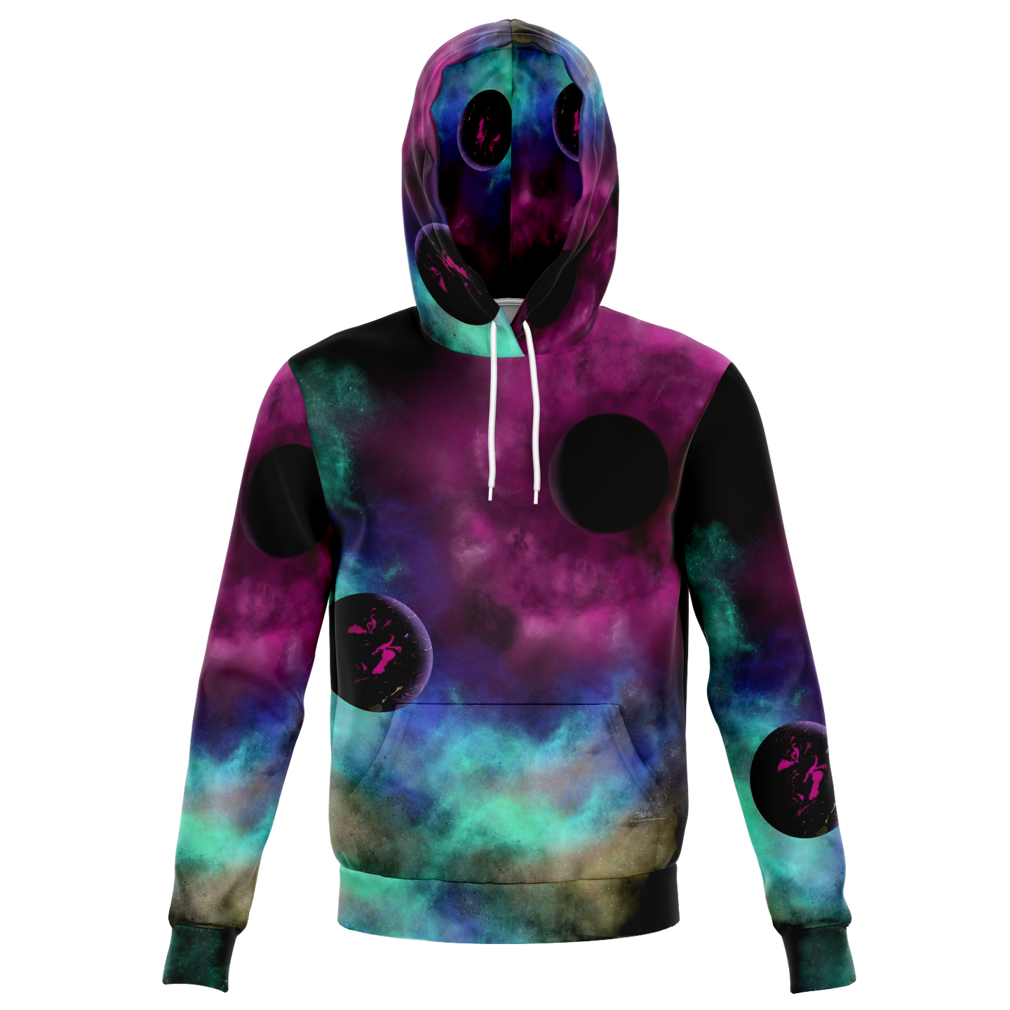 Space Apparel | Neon Nebula - AOP Hoodie