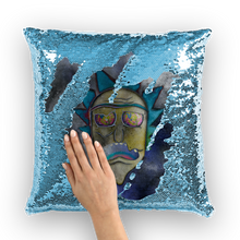 Load image into Gallery viewer, Wrekked - Rick and Morty Inspired Collection Sequin Cushion Cover