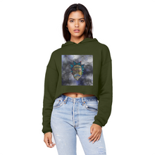 Load image into Gallery viewer, Wrekked - Rick and Morty Inspired Collection Unisex Cropped Raw Edge Boyfriend Hoodie