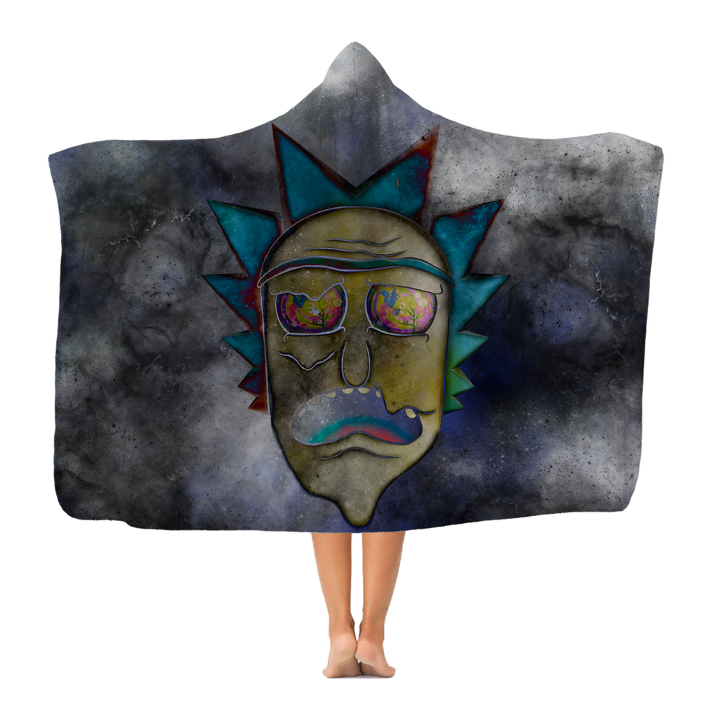 Wrekked - Rick and Morty Inspired Collection Classic Adult Hooded Blanket