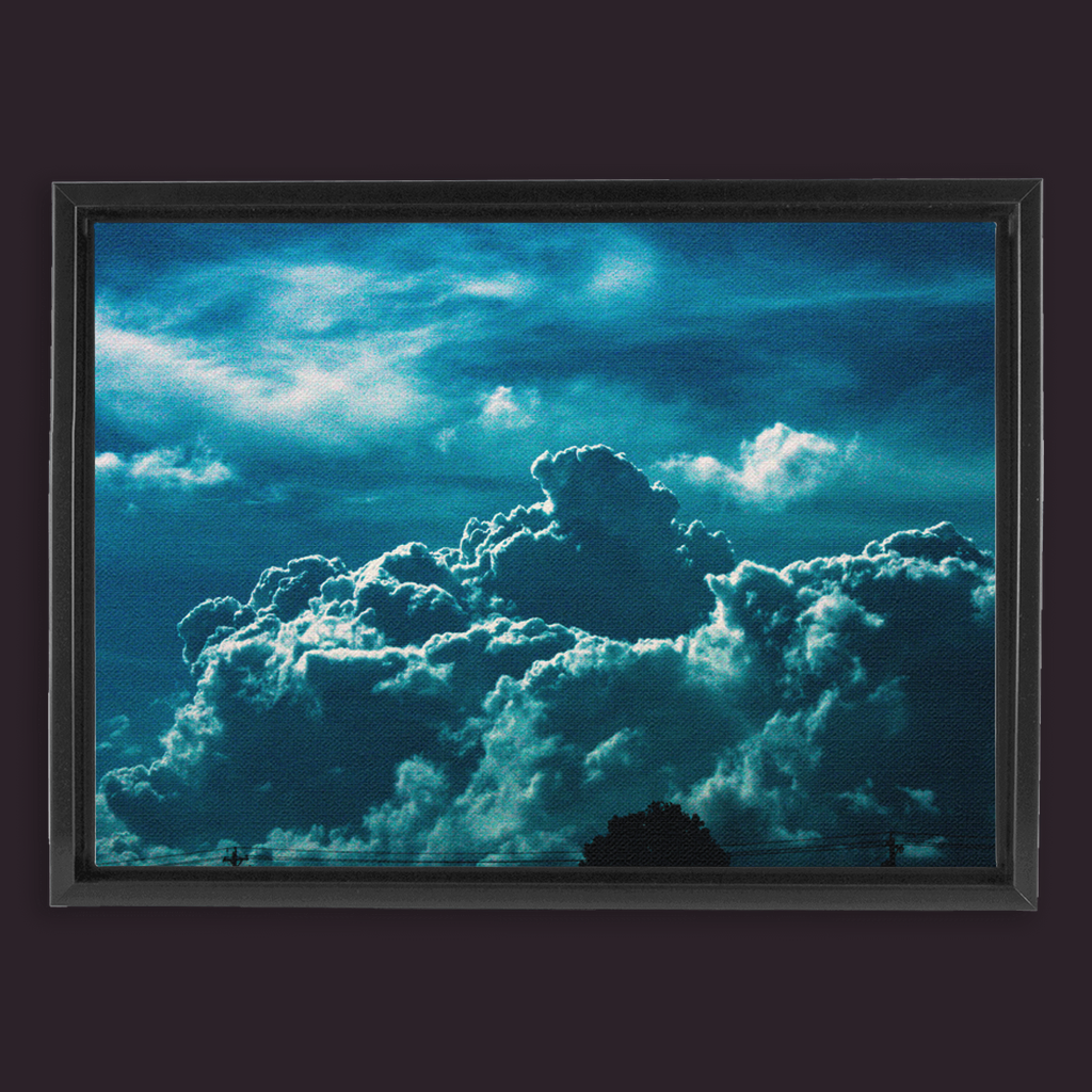 Cloudy Ohio Day - Framed Floating Art