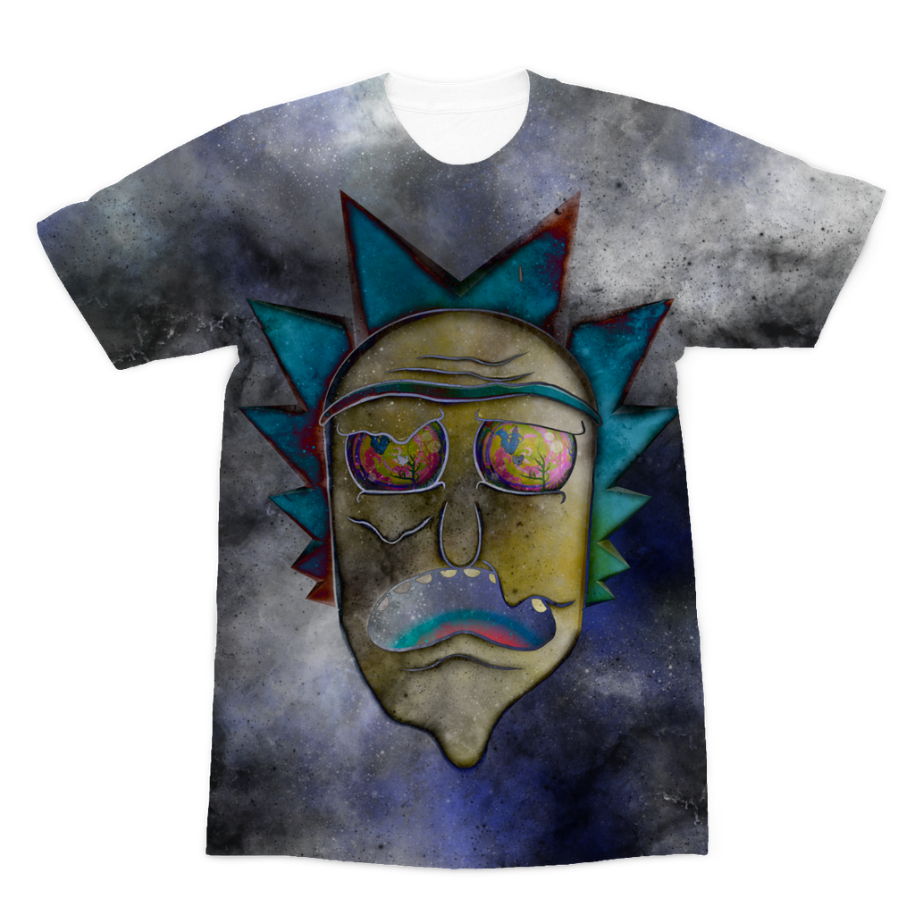 Wrekked - Rick and Morty Inspired Collection Premium Sublimation Adult T-Shirt