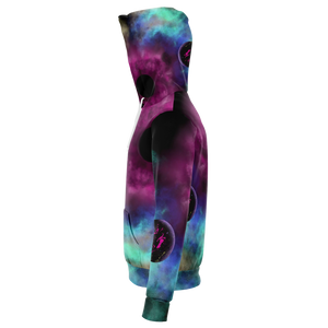 Space Apparel | Neon Nebula - AOP Hoodie