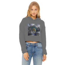 Load image into Gallery viewer, Wrekked - Rick and Morty Inspired Collection Ladies Cropped Raw Edge Hoodie