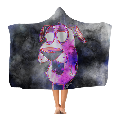 Trippy Dawg Classic Adult Hooded Blanket