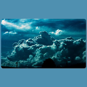 Cloudy Ohio Day - Desk Mat