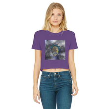 Load image into Gallery viewer, Wrekked - Rick and Morty Inspired Collection Classic Women&#39;s Cropped Raw Edge T-Shirt