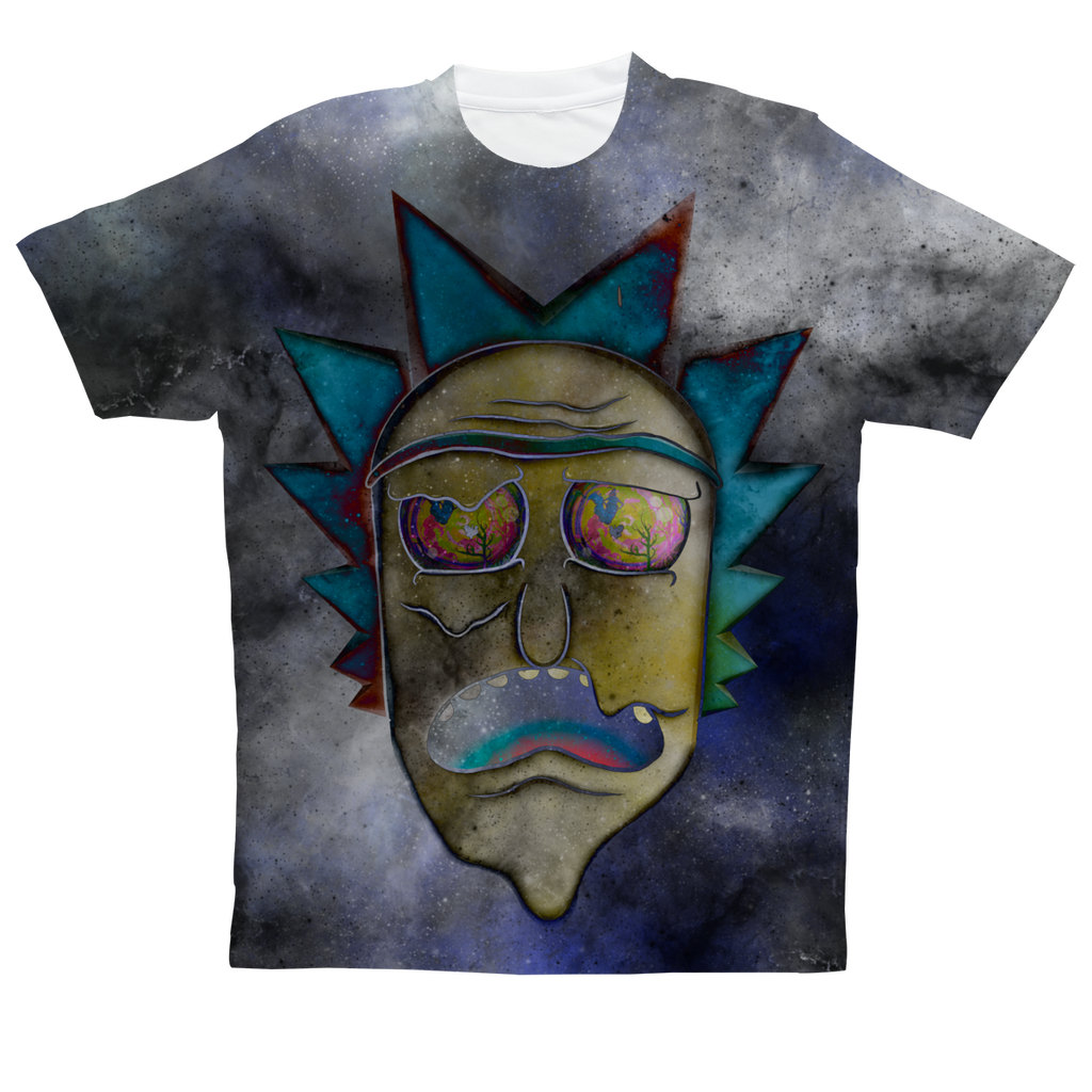 Wrekked - Rick and Morty Inspired Collection Sublimation Performance Adult T-Shirt