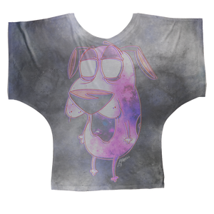 Trippy Dawg Sublimation Batwing Top