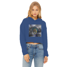 Load image into Gallery viewer, Wrekked - Rick and Morty Inspired Collection Ladies Cropped Raw Edge Hoodie