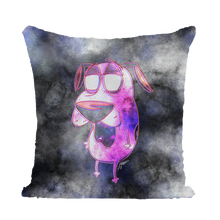 Load image into Gallery viewer, Trippy Dawg Sequin Cushion Cover