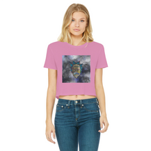 Load image into Gallery viewer, Wrekked - Rick and Morty Inspired Collection Classic Women&#39;s Cropped Raw Edge T-Shirt