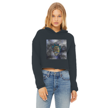 Load image into Gallery viewer, Wrekked - Rick and Morty Inspired Collection Ladies Cropped Raw Edge Hoodie