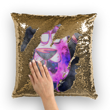 Load image into Gallery viewer, Trippy Dawg Sequin Cushion Cover