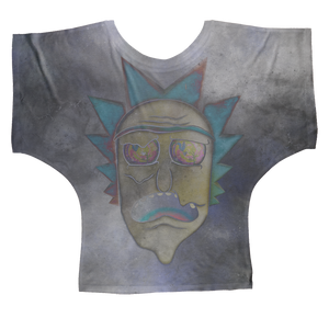 Wrekked - Rick and Morty Inspired Collection Sublimation Batwing Top